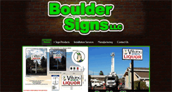 Desktop Screenshot of bouldersigns.com