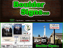 Tablet Screenshot of bouldersigns.com